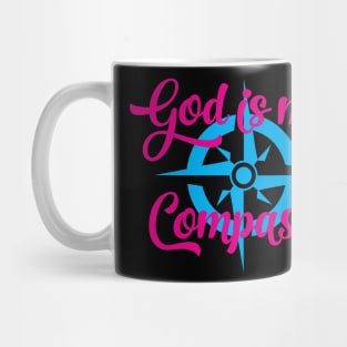 God is my compass Mug